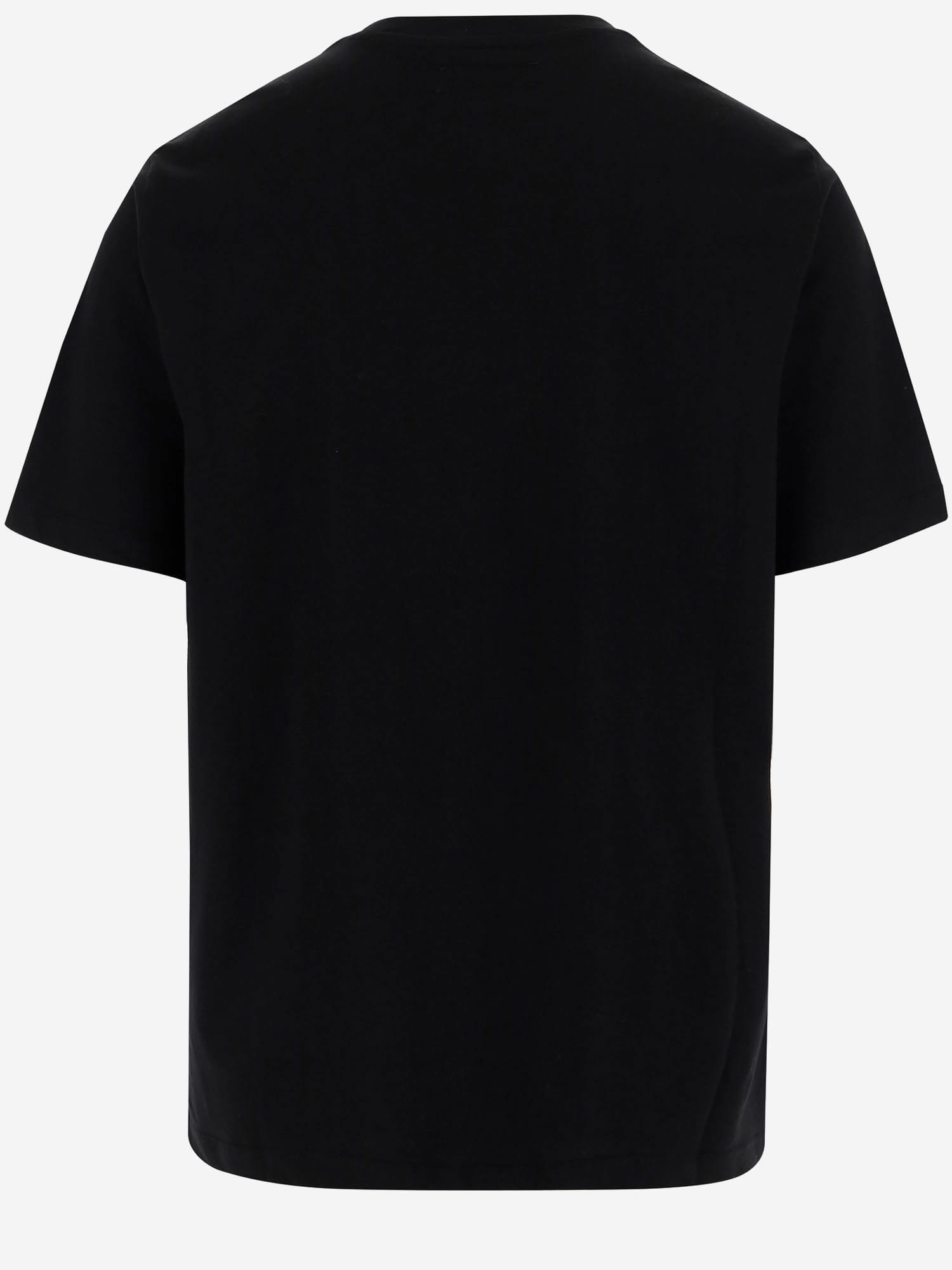 AMIRI Black Cotton T-shirt With Bold Logo Statement Product Image