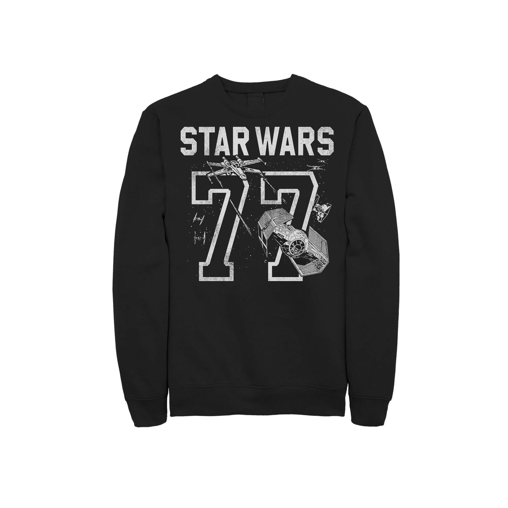 Disney's Star Wars Men's 77 Varsity Fleece, Size: 4XL, Black Product Image