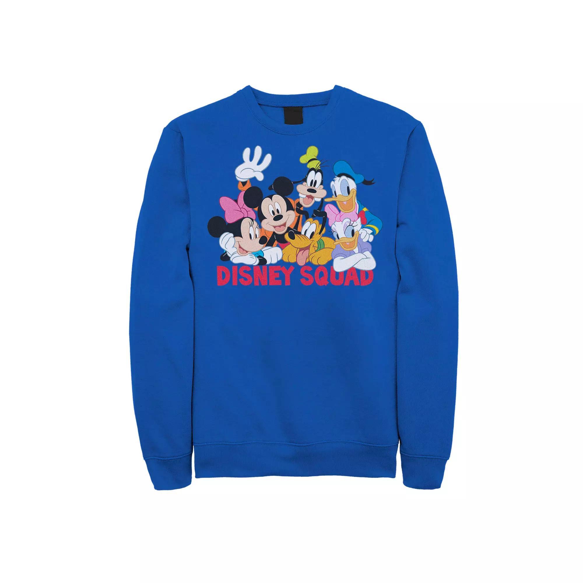 Disney's Mickey Mouse & Friends Men's Squad Fleece Graphic Sweatshirt,  Product Image