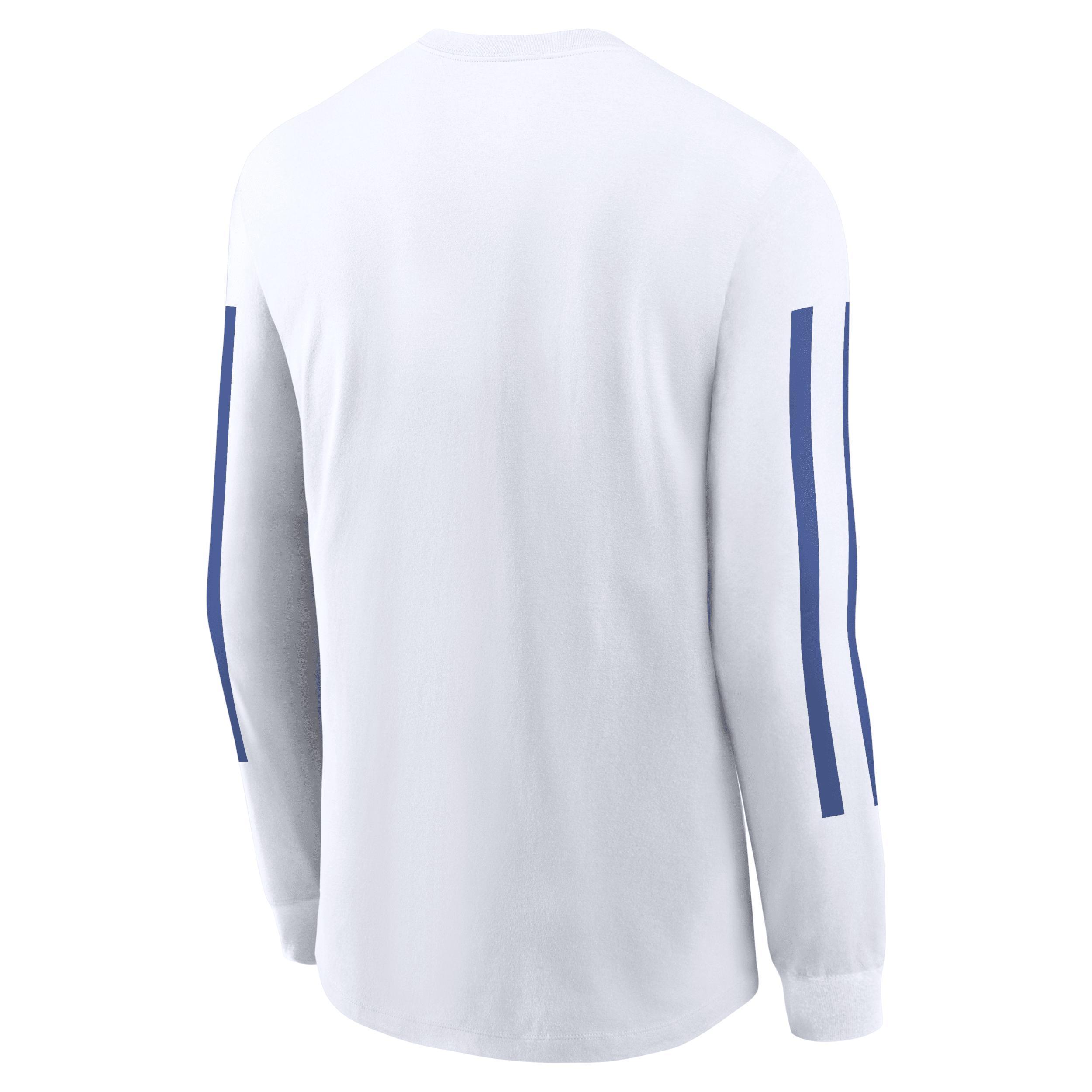 Men's Nike White Duke Blue Devils Local Spirit Slogan Long Sleeve T-Shirt, Size: 2XL Product Image