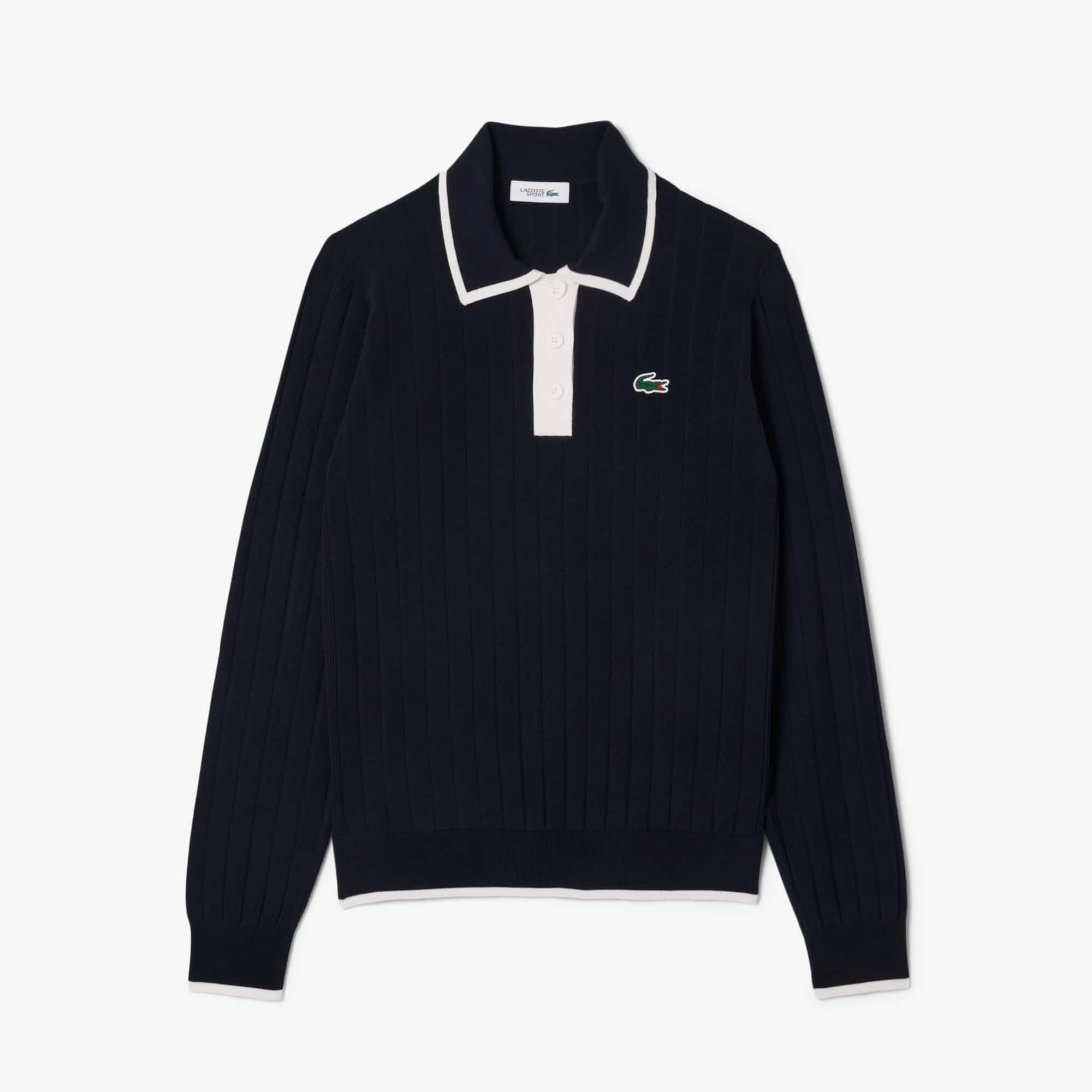 Polo Collar Stretch Golf Sweater Product Image