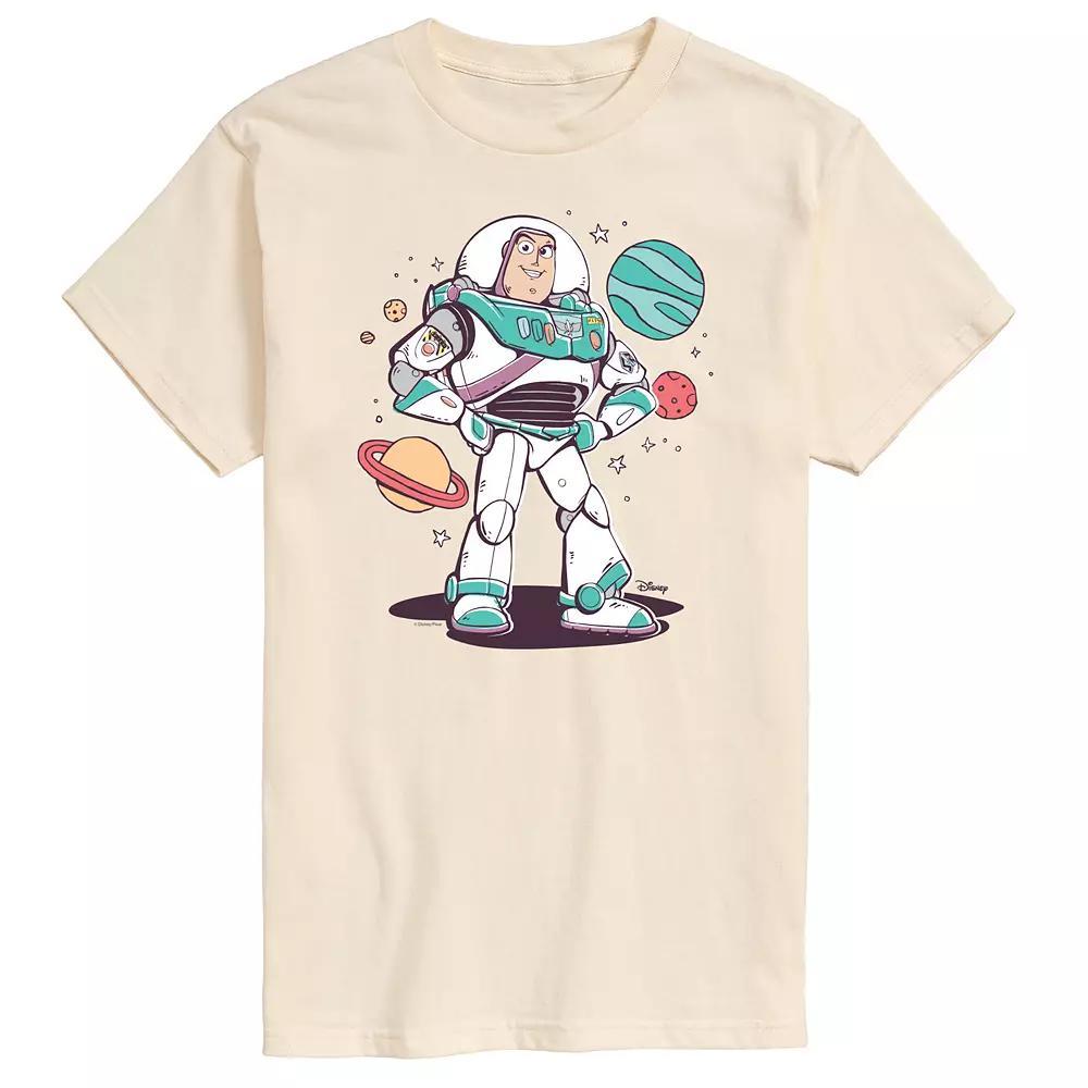 Disney / Pixar's Toy Story 4 Men's Buzz and Planets Graphic Tee,  Product Image