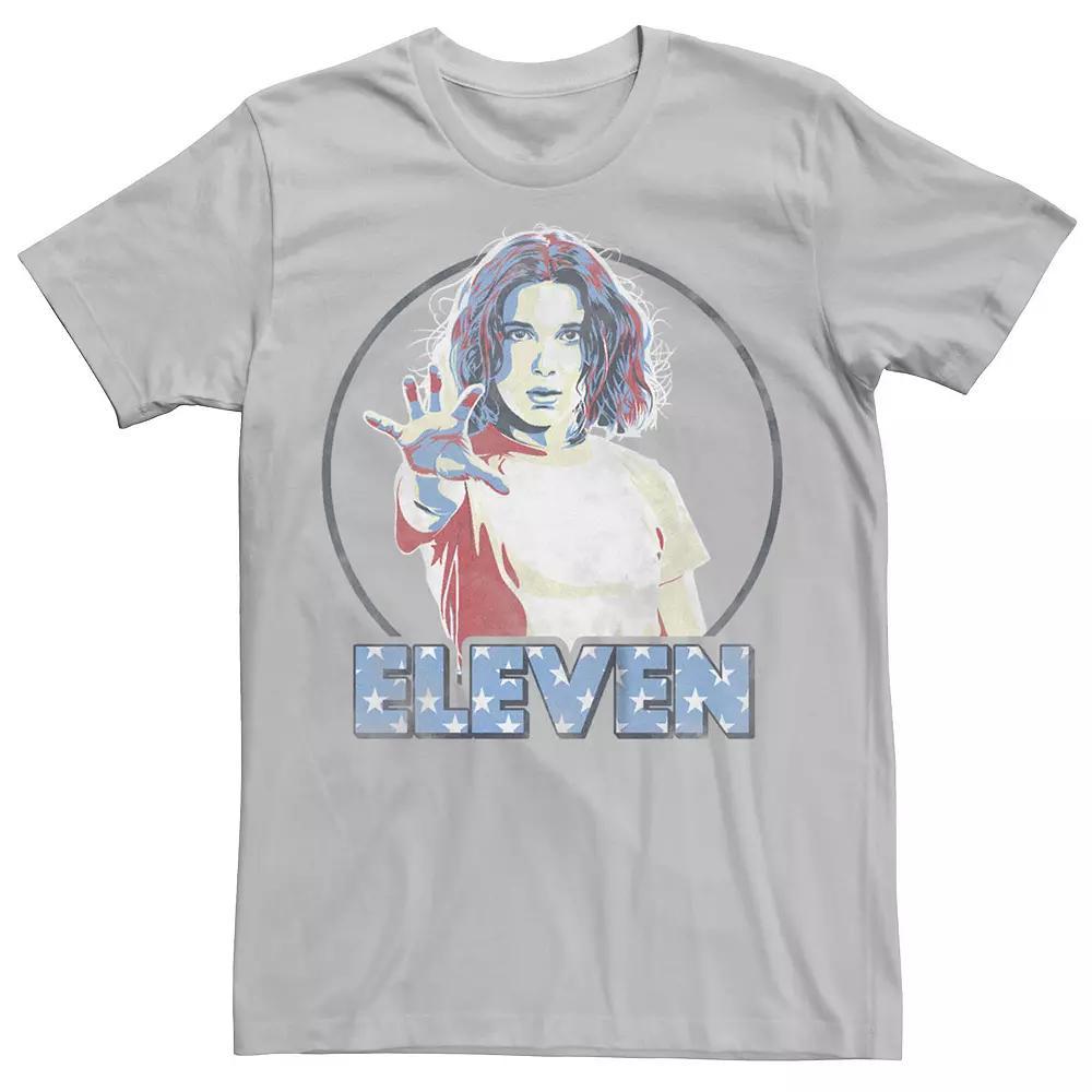 Men's Stranger Things Eleven Stars Filled Letters Graphic Tee,  Product Image