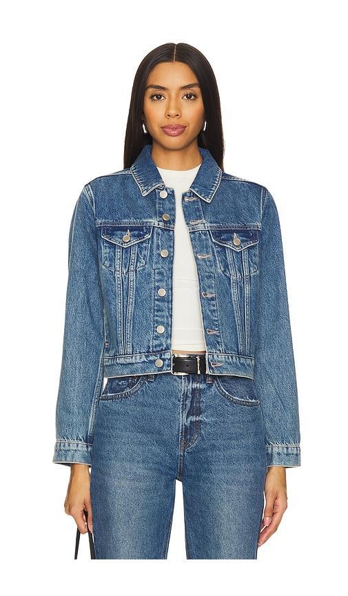 Shrunken Trucker Jacket Good American Product Image