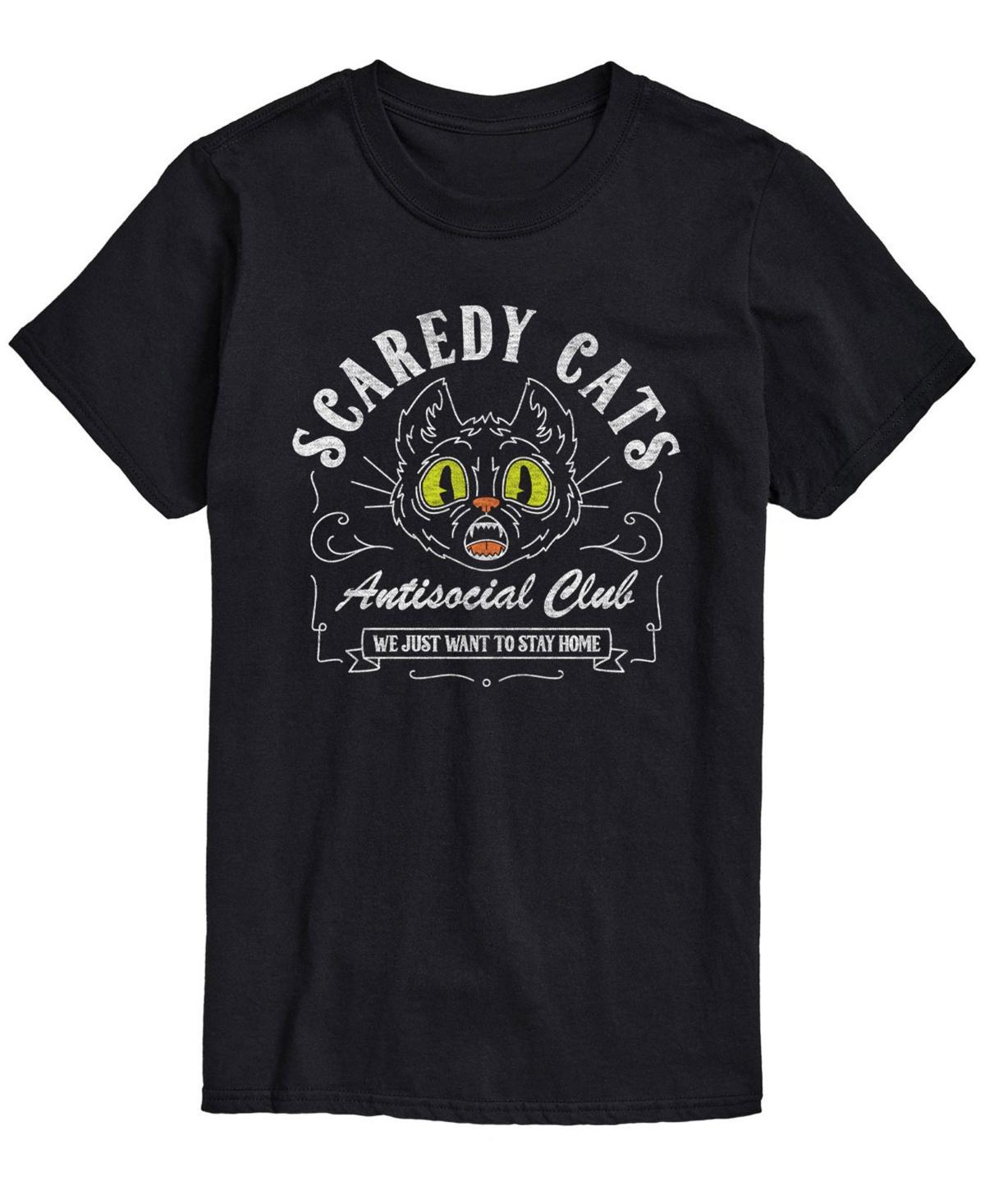 Big & Tall Scaredy Cats Tee, Men's, Size: 3XL Tall, Black Product Image