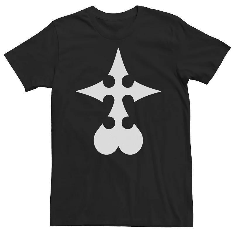 Men's Kingdom Hearts Nobody Symbol Logo Tee, Size: Large, Black Product Image