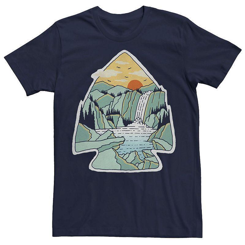 Mens Fifth Sun Arrowhead Nature Fill Tee Blue Product Image