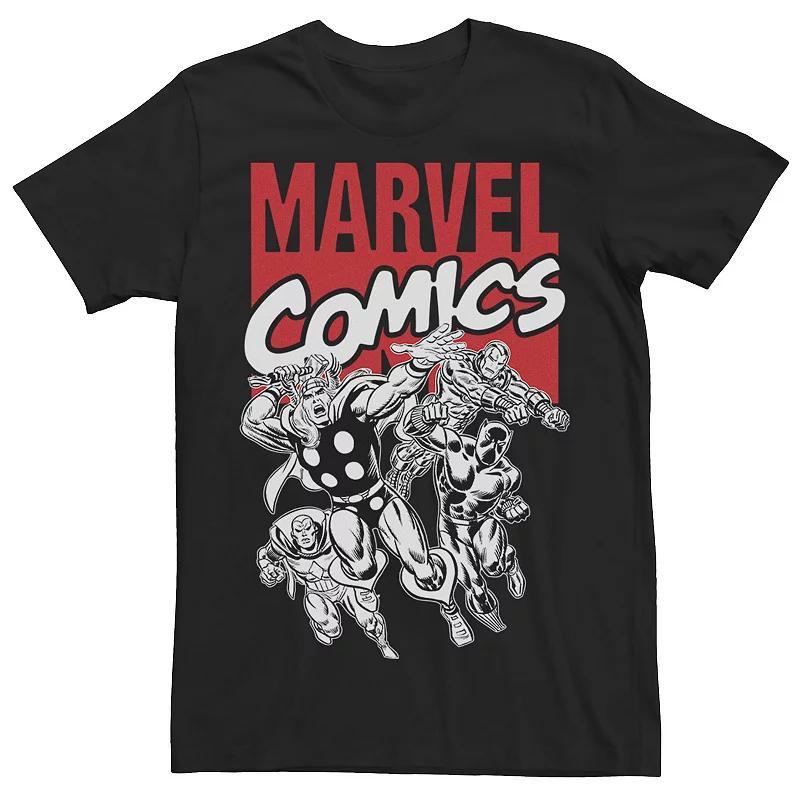 Men's Marvel Comics FOOM Character Mashup Tee, Size: Large, Black Product Image