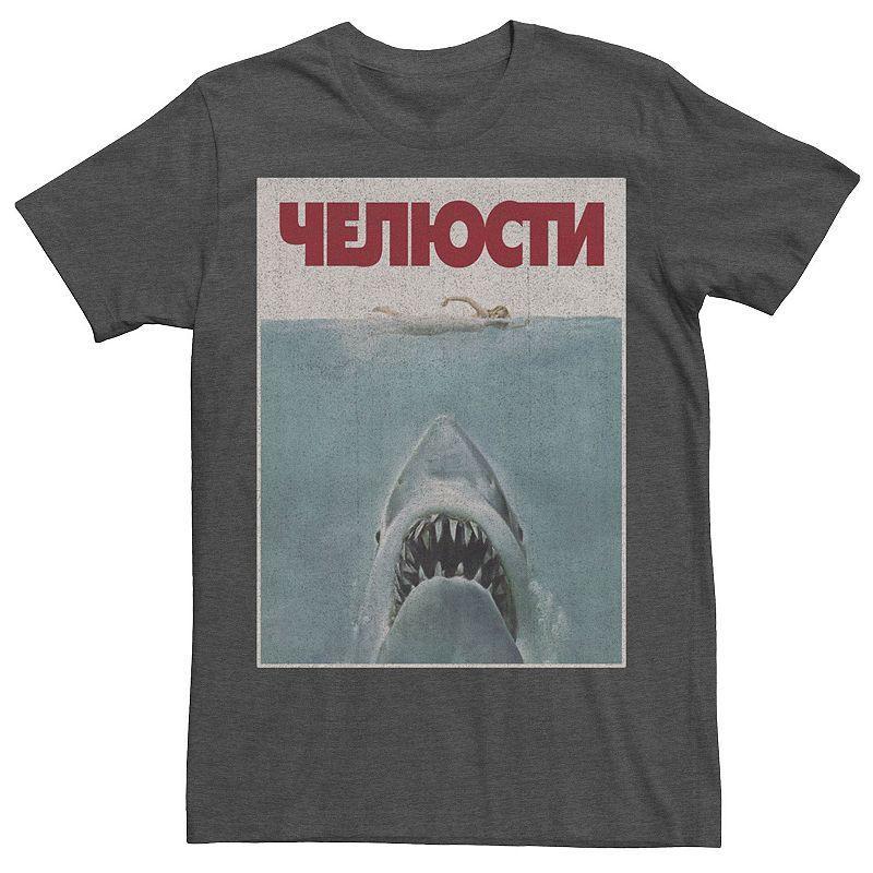 Mens Jaws Movie Poster Tee Grey Heather Product Image