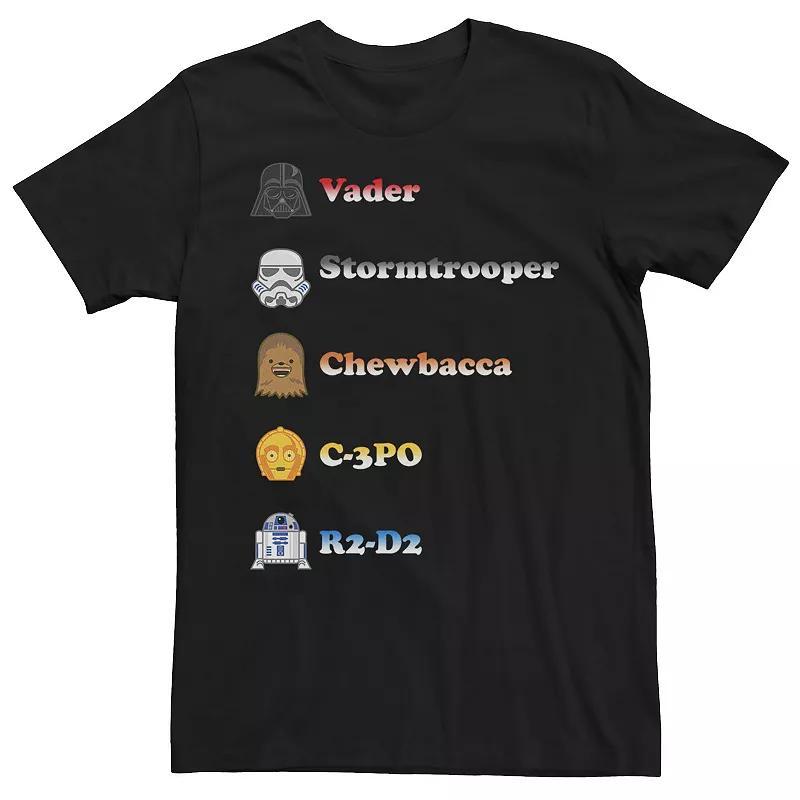Men's Star Wars Character Gingerbread Cookie Christmas Suit Graphic Tee,  Product Image