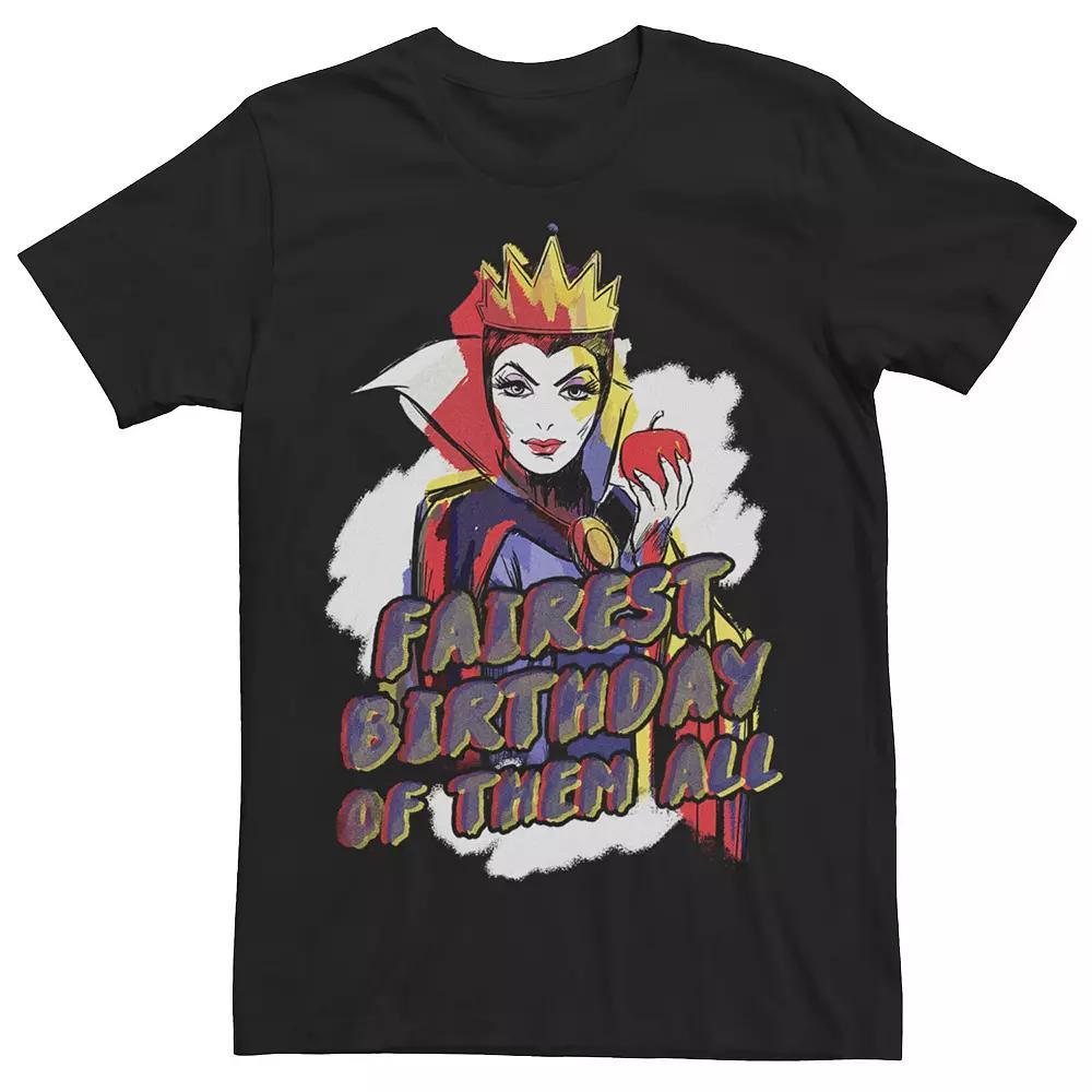 Disney's Villains Evil Queen Fairest Birthday Of Them All Men's Tee,  Product Image
