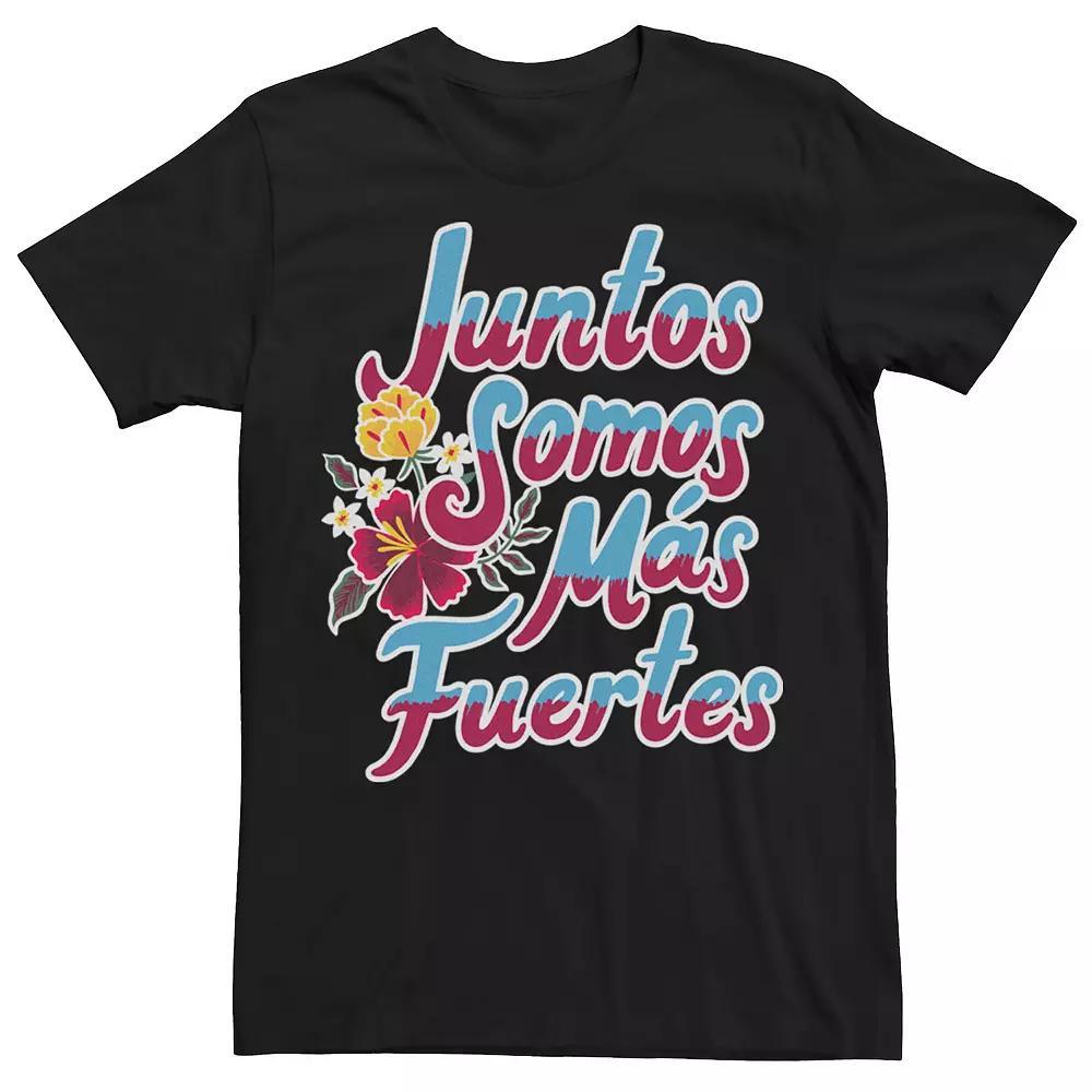 Men's Gonzales Juntos Somos Mas Fuertes Hombre Text Tee,  Product Image