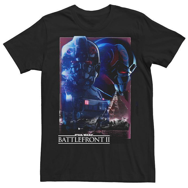 Men's Star Wars Battlefront II Poster View Tee, Size: Medium, Black Product Image