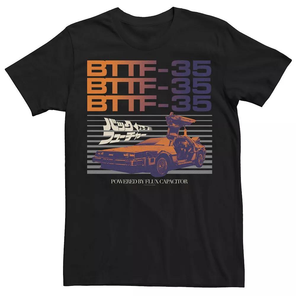 Men's Back To The Future Bttf 35 Flux Tee, Size: XL, Black Product Image