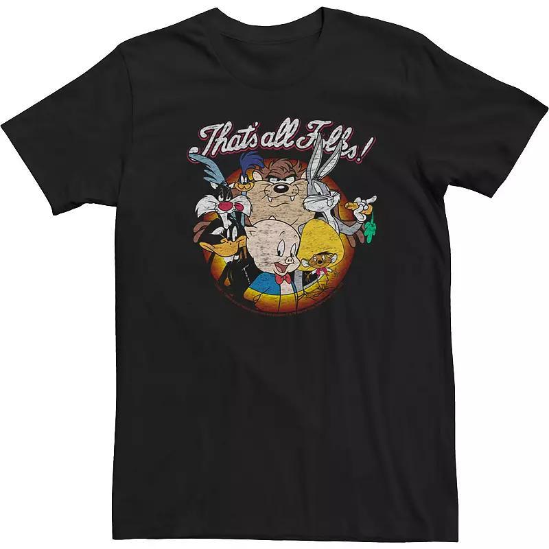 Men's Looney Tunes Original Classic Group Shot Tee, Size: XL, Black Product Image