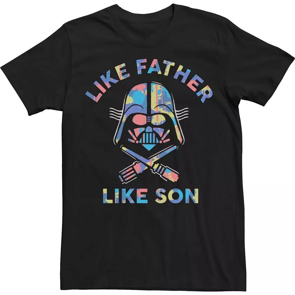 Men's Star Wars Like Father Fathers Day Tee, Size: Medium, Black Product Image