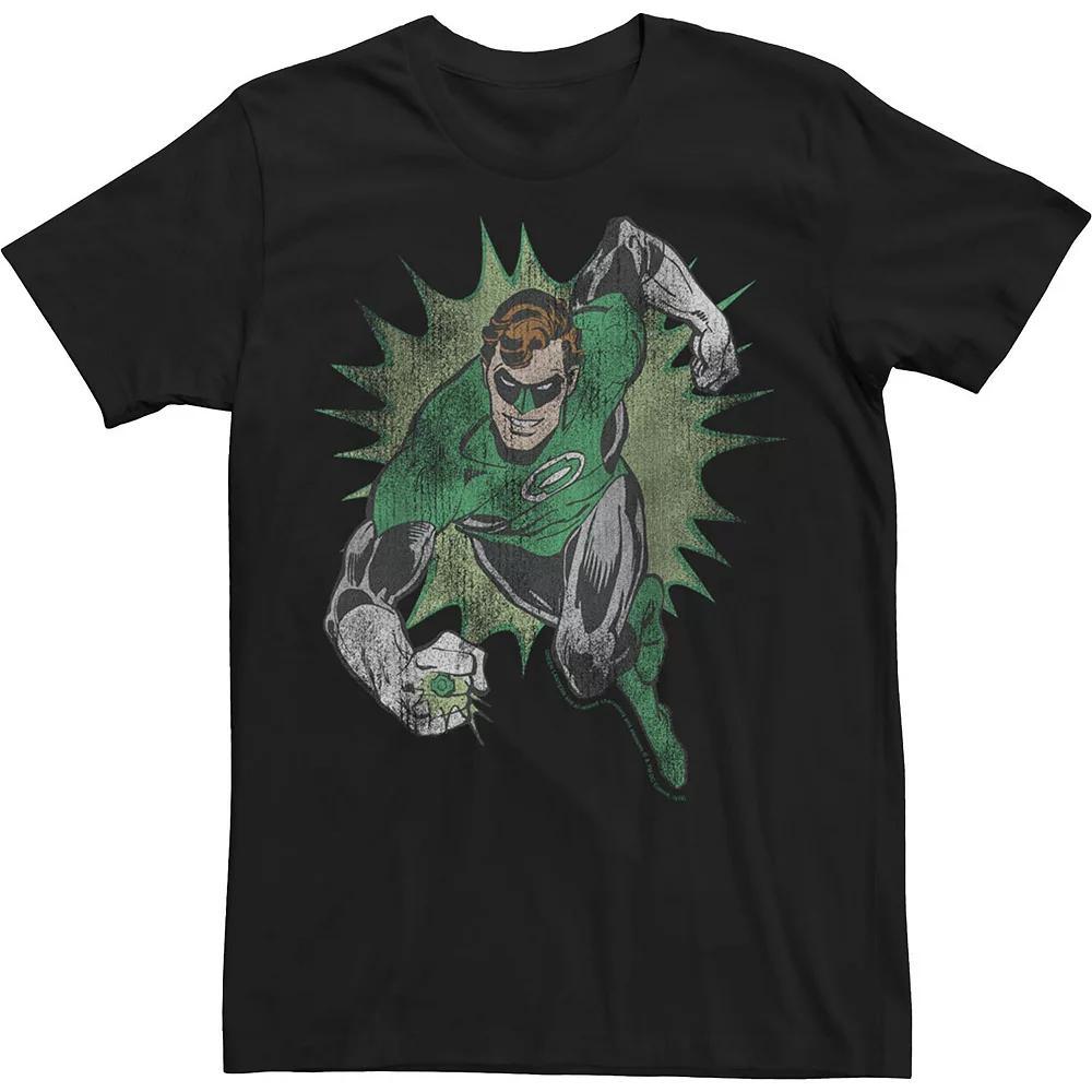 Men's Green Lantern Emerald Warrior Comic Tee, Size: 3XL, Black Product Image