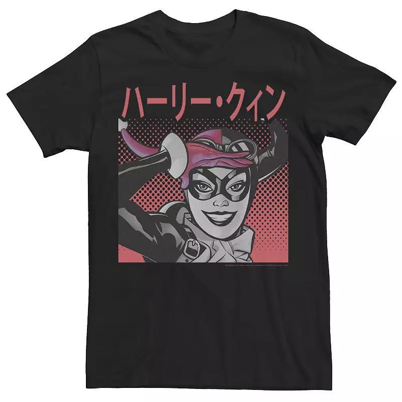 Men's Batman Haltone Kanji Harley Graphic Tee, Size: Medium, Black Product Image