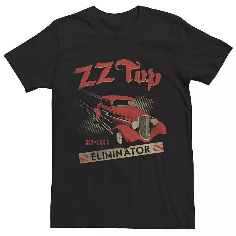 Mens ZZ Top Eliminator Hot Rod Vintage Portrait Tee Product Image