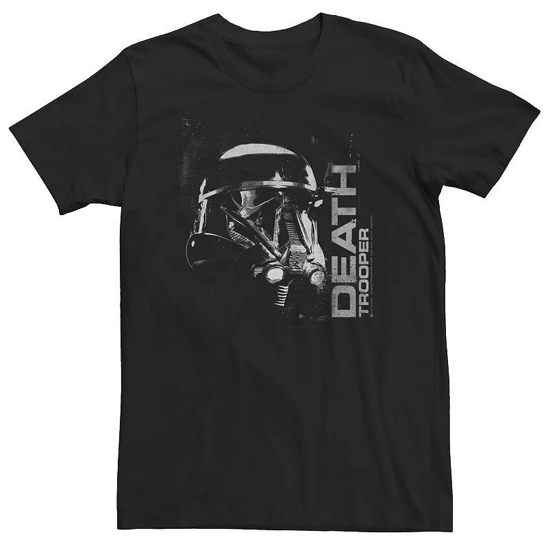 Big & Tall Star Wars Rogue One Death Trooper Portrait Tee, Men's, Size: 5XL, Black Product Image