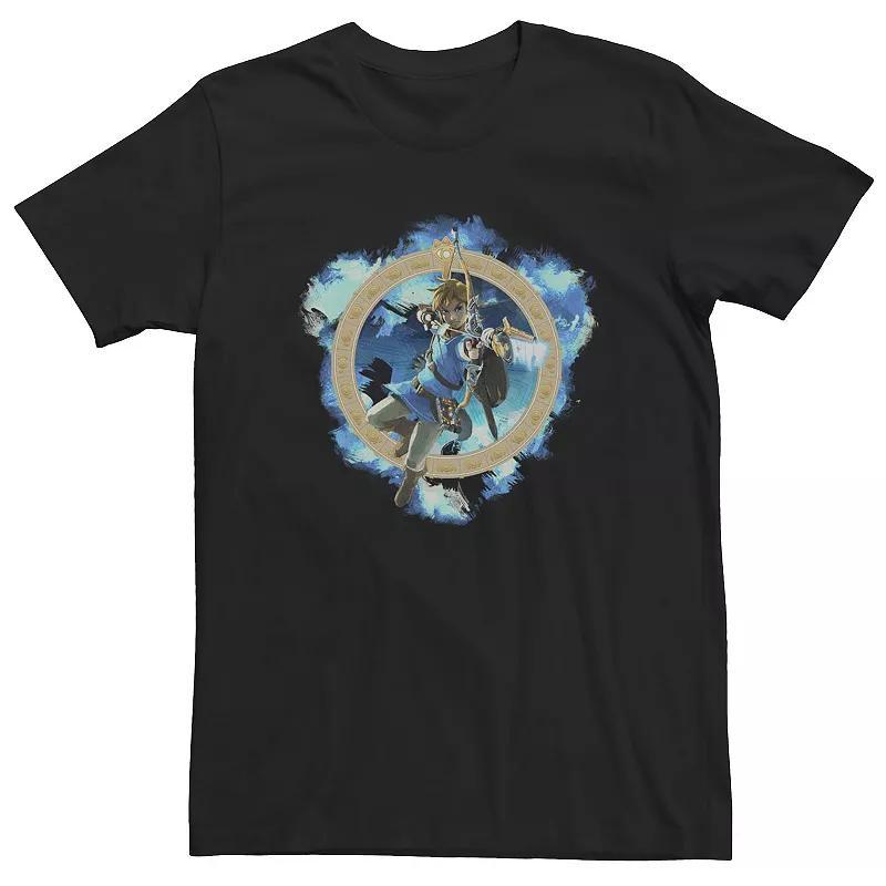 Men's Marvel "Avengers: Endgame" Captain America Shield Logo Tee, Size: Medium, Blue Product Image