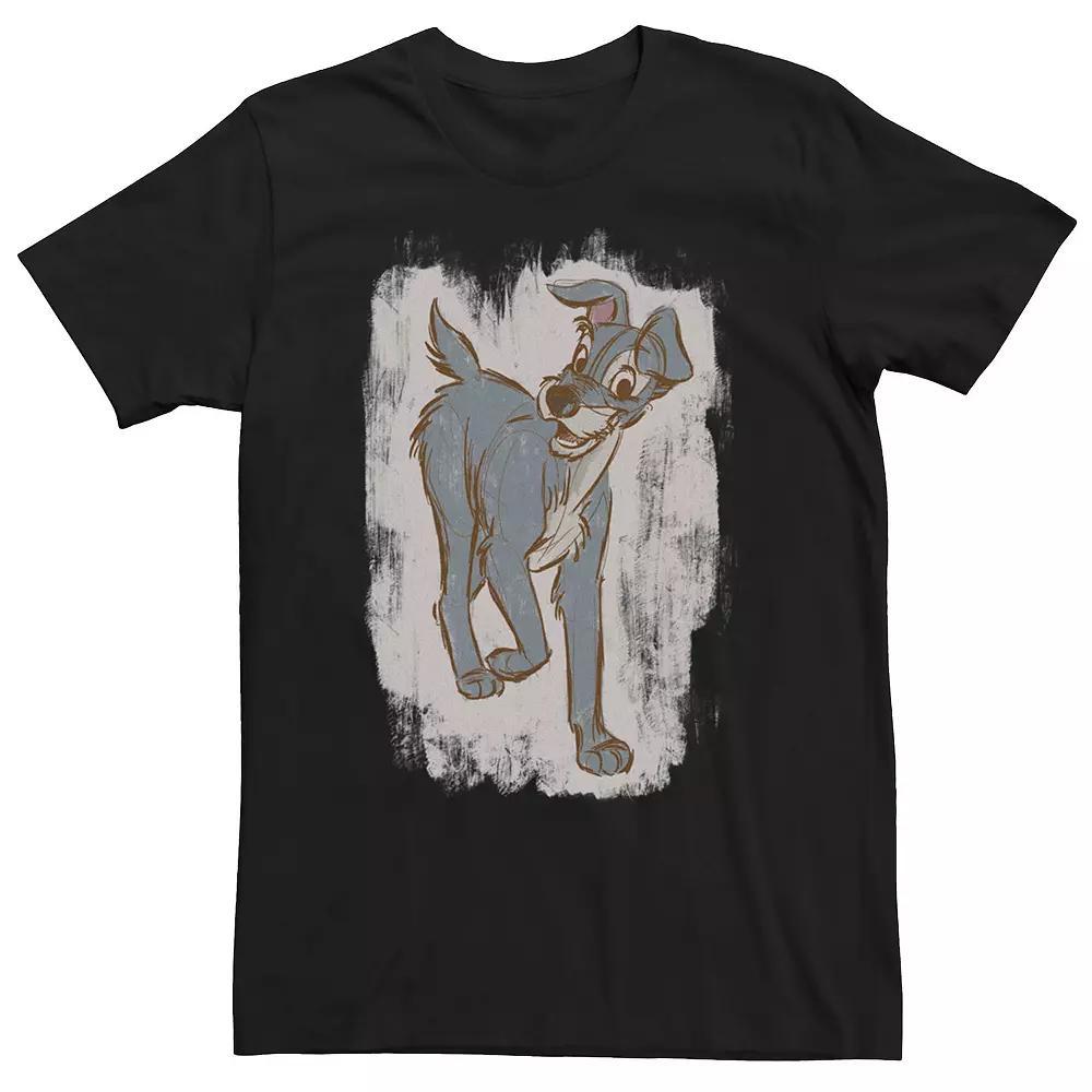 Disney's Lady And The Tramp Men's Strut Sketch Tee,  Product Image