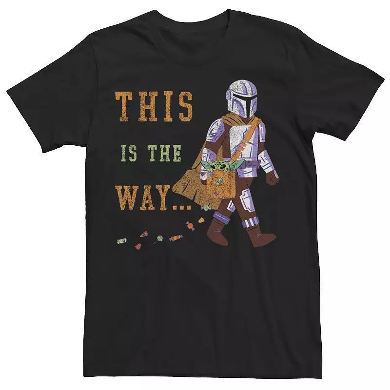 Men's Star Wars The Mandalorian This Is The Way Trick Or Treat Tee, Boy's, Size: XL, Black Product Image