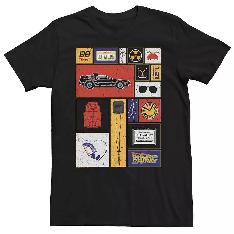 Men's Back To The Future Boxed Up Icons Tee,  Product Image