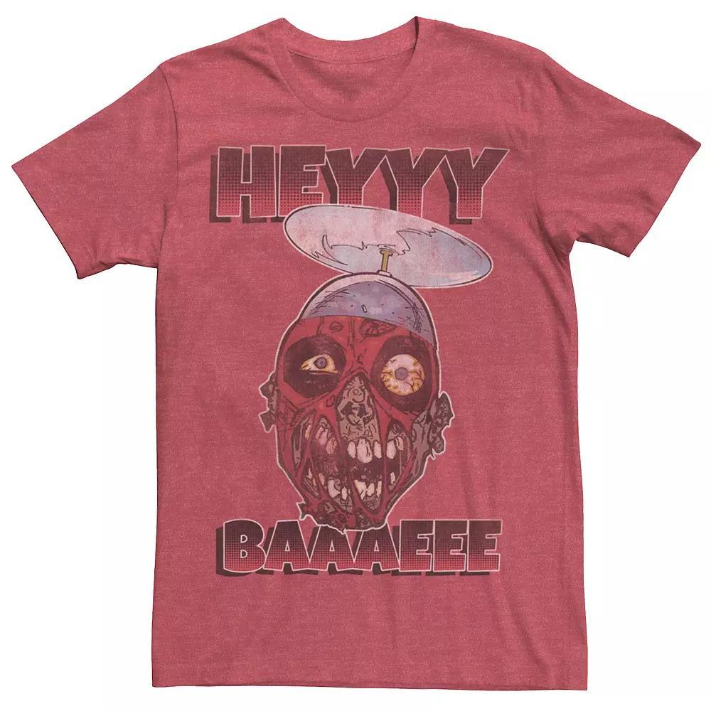 Men's Marvel Deadpool Hey Bae Zombie Vintage Tee,  Product Image