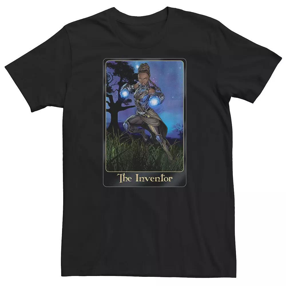 Big & Tall Marvel Shuri The Inventor Card Art Tee, Men's, Size: 4XL Tall, Black Product Image