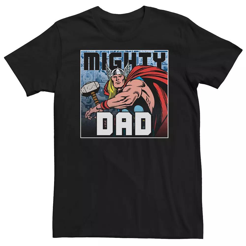 Big & Tall Marvel Thor Father's Day Mighty Dad Tee, Men's,  Product Image