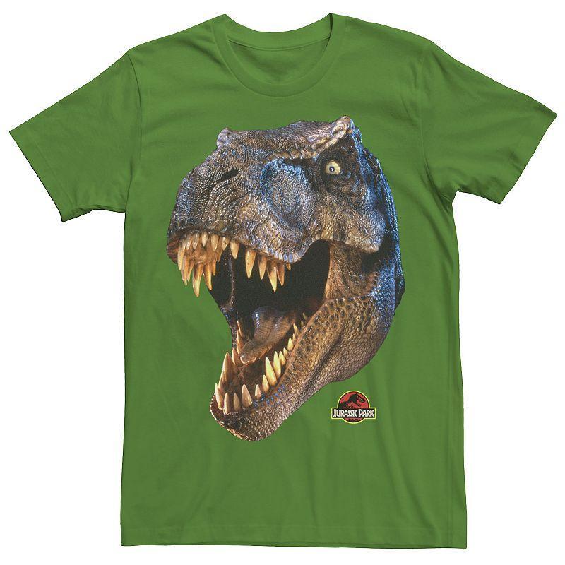 Men's Jurassic Park T-Rex Head Roar Tee, Size: Medium, Blue Product Image