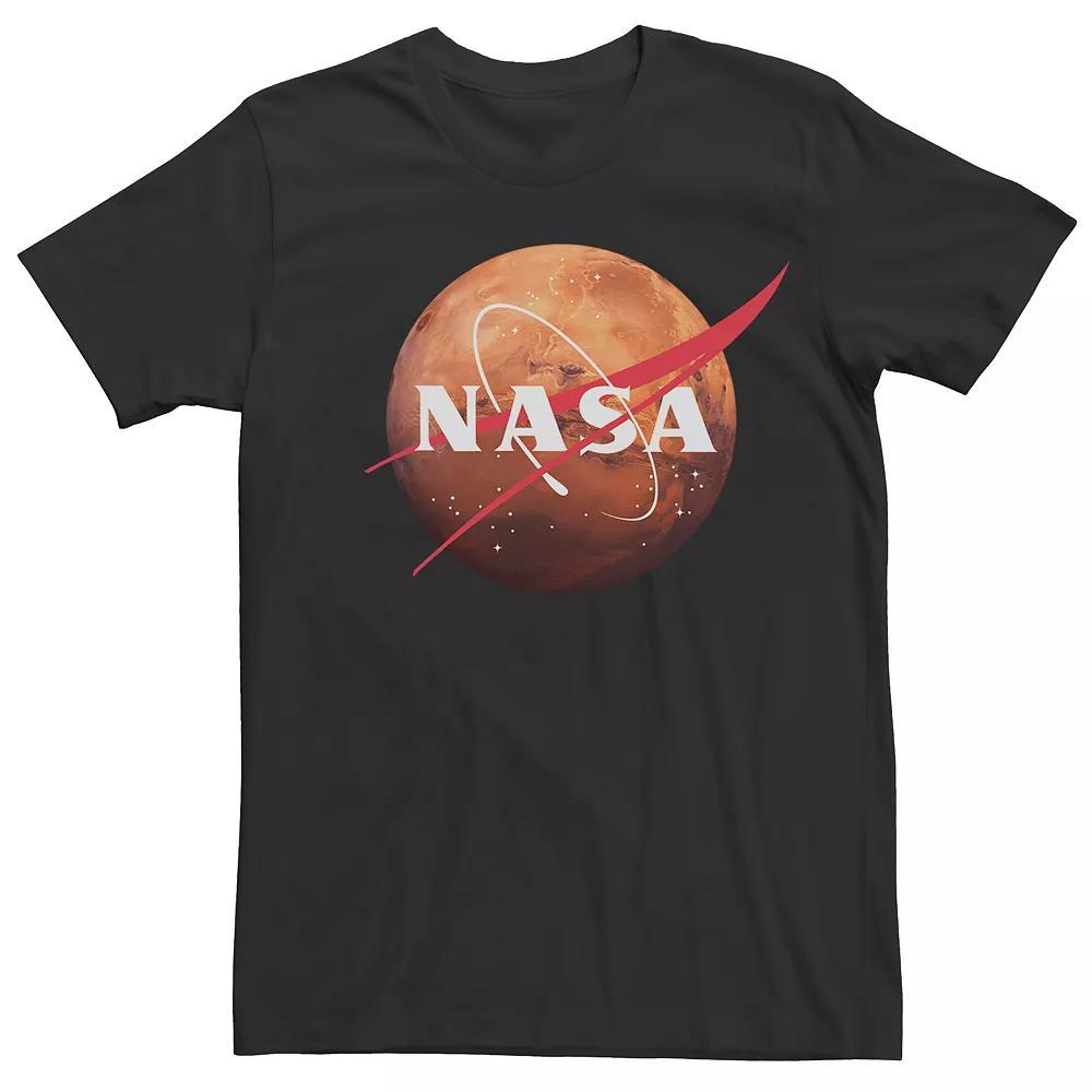 Men's NASA Mars Logo Tee, Size: XXL, Black Product Image