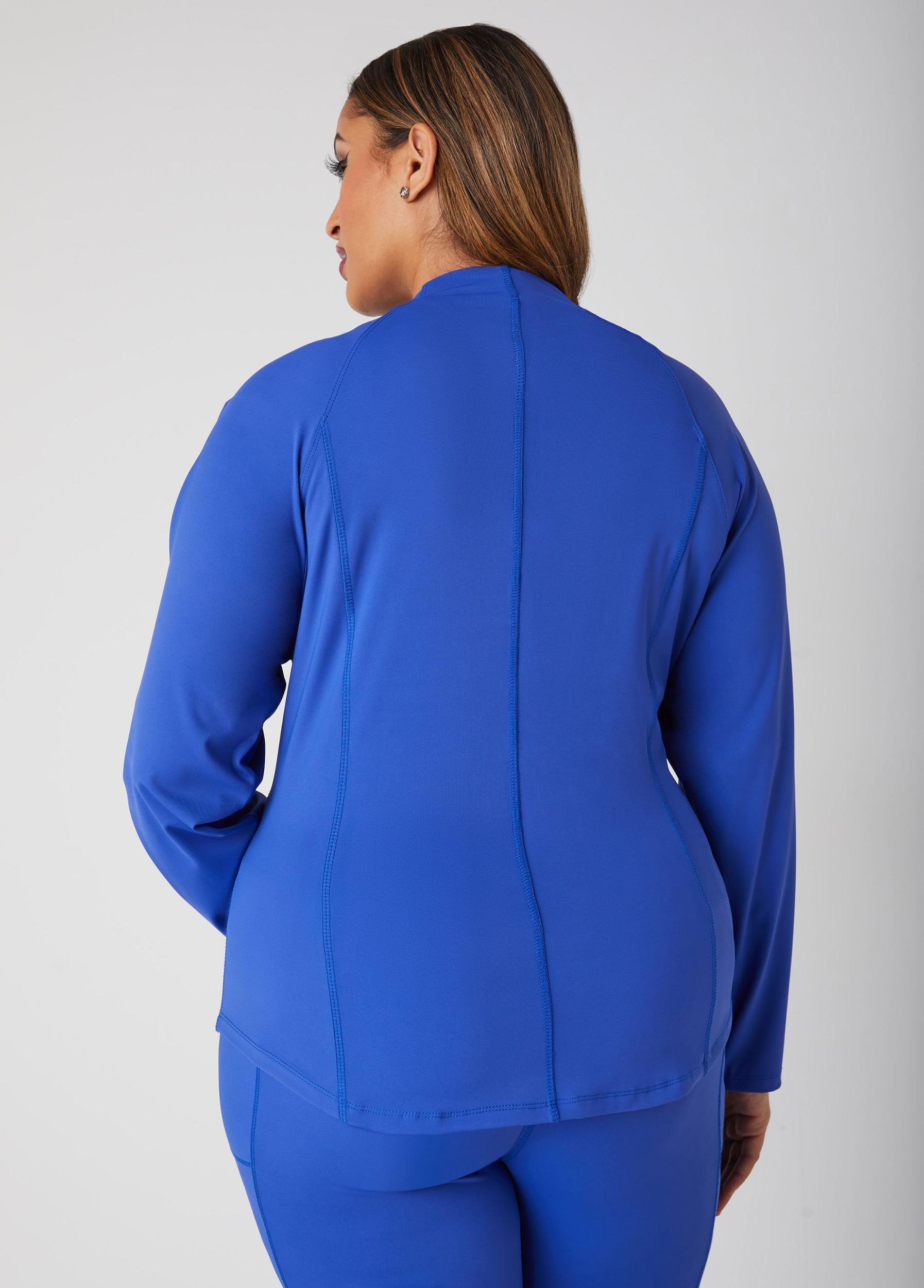 Stretch Knit Athletic Jacket Product Image