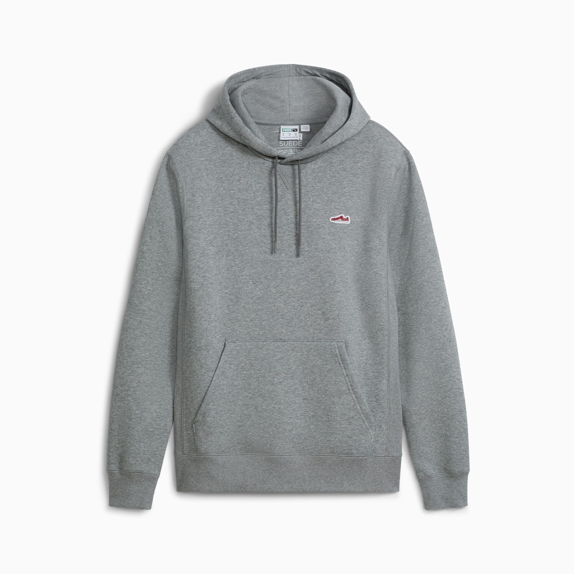 Suede Logo Men's Hoodie Product Image