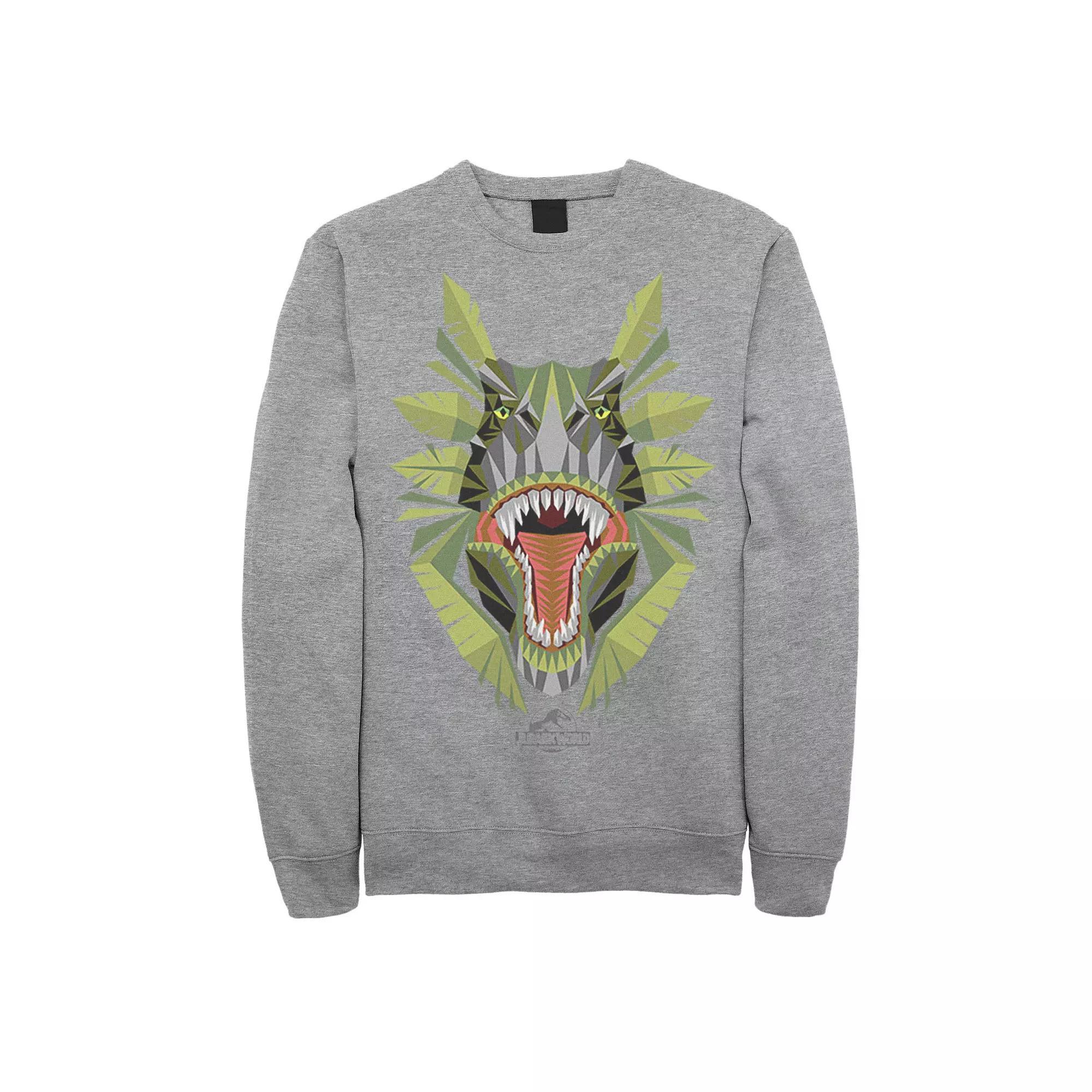 Men's Jurassic World Tikisaur Leaf Face Roar Fleece Pullover,  Product Image