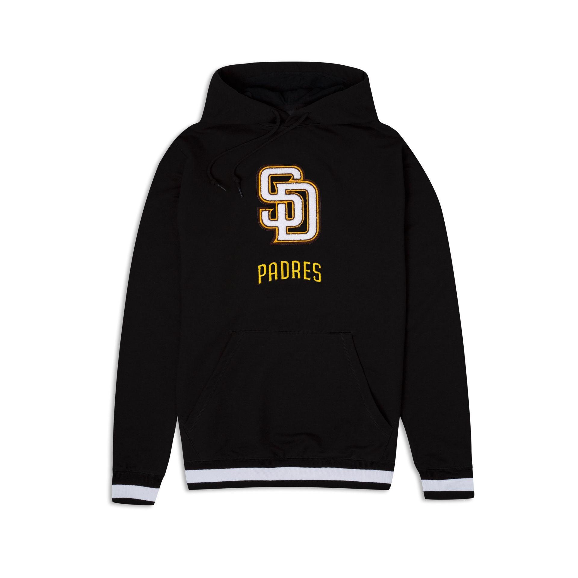 San Diego Padres Logo Select Black Hoodie Male Product Image