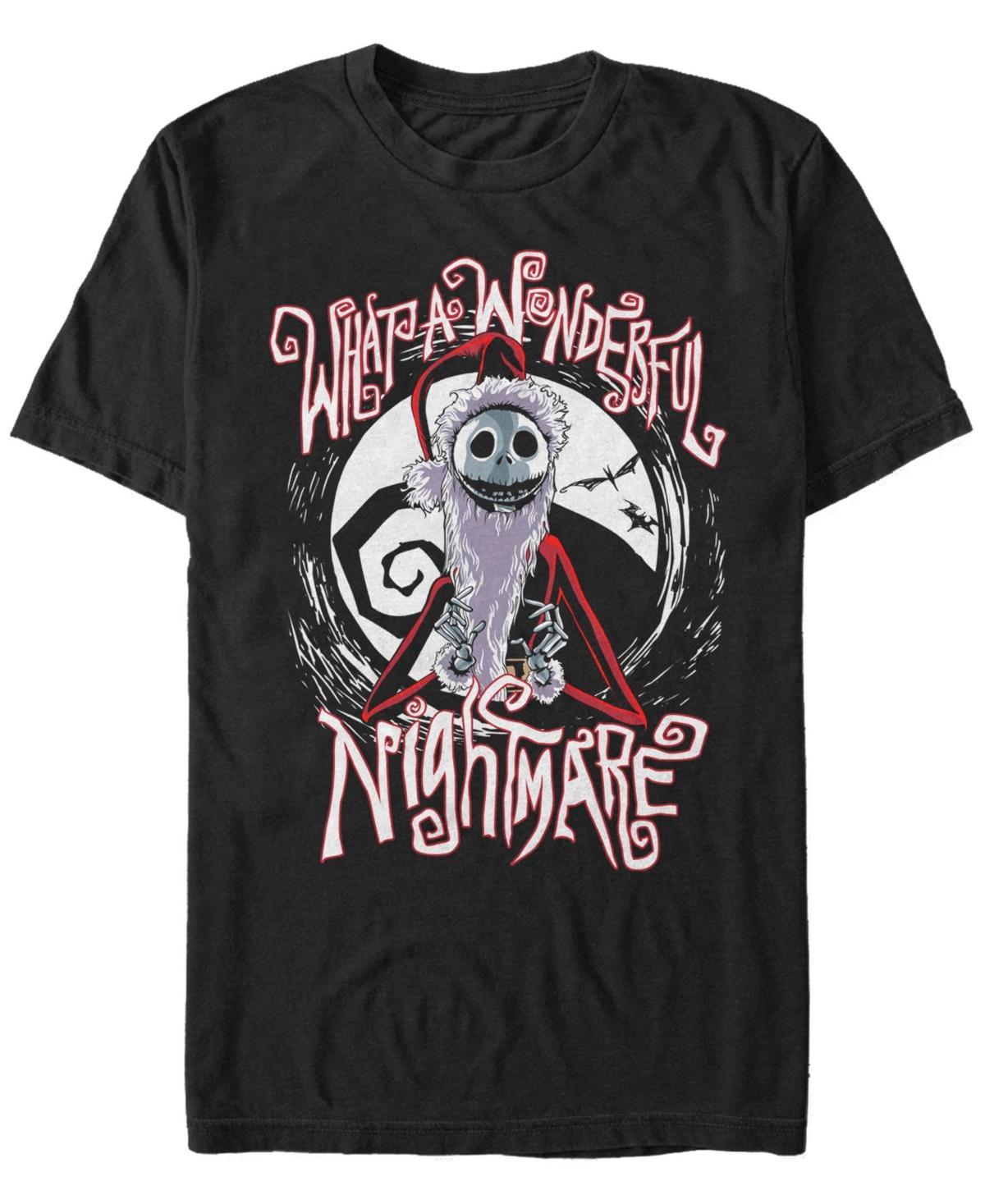 Disneys The Nightmare Before Christmas Jack Skellington Mens Santa Claus Tee Product Image