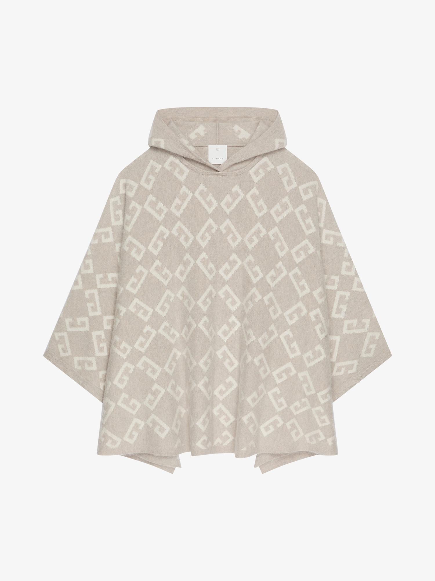 Poncho in monogram 72 jacquard Product Image