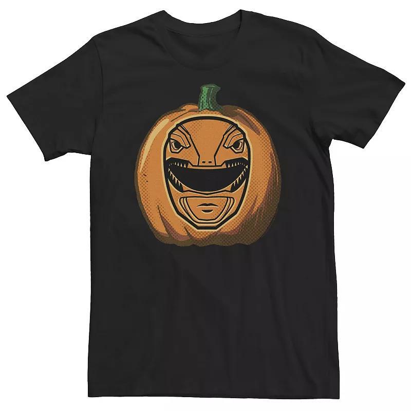 Big & Tall Power Rangers Halloween Pumpkin Carving Tee, Men's, Size: 4XL, Black Product Image