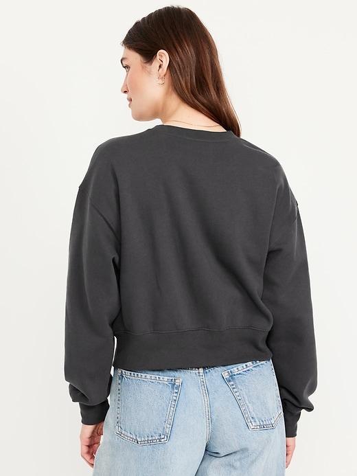 SoComfy Graphic Drop-Shoulder Crew-Neck Sweatshirt Product Image