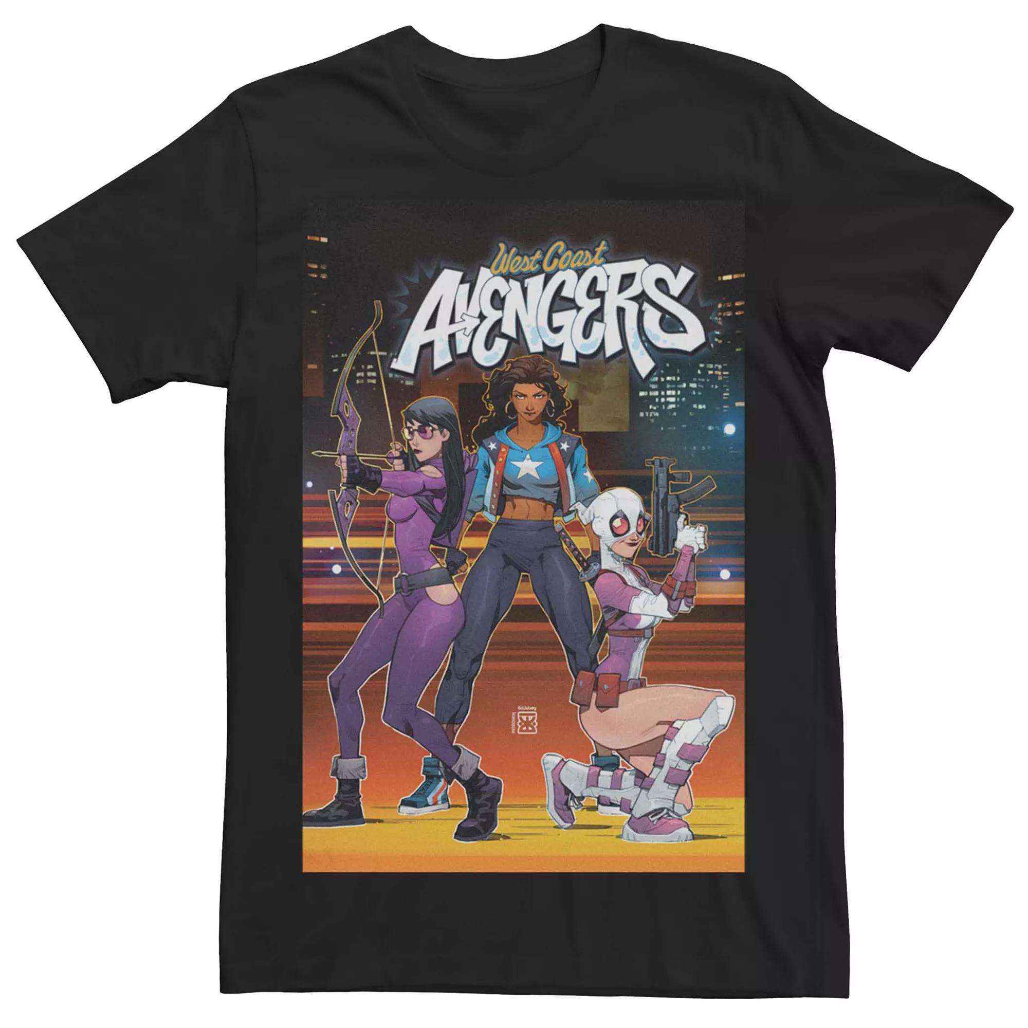 Men's Marvel Westcoast Avengers Comic Cover Tee,  Product Image