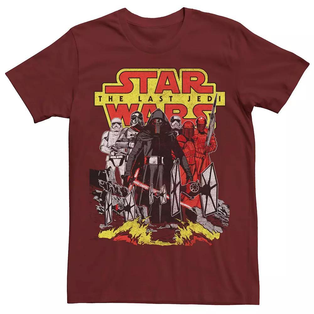 Men's Star Wars The last Jedi Tee, Size: XXL, Red Product Image