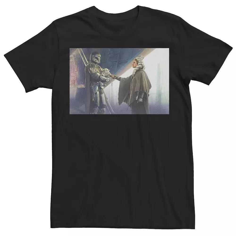 Men's Star Wars The Mandalorian Goodbyes Tee, Size: XXL, Black Product Image