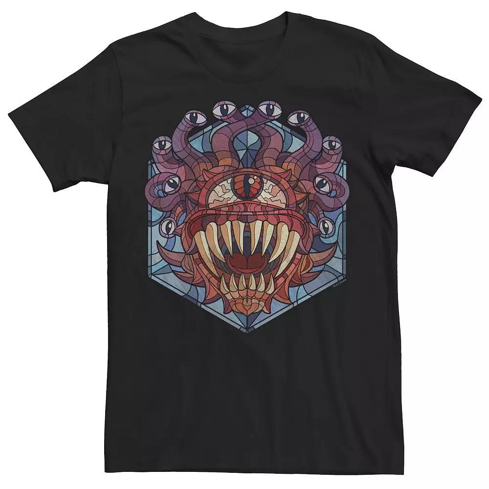 Men's Dungeons And Dragons Beholder Stained Glass Tee,  Product Image
