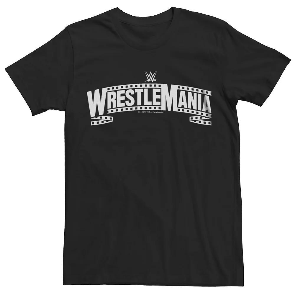 Men's WWE Wrestlemania Film Strip Logo Graphic Tee,  Product Image