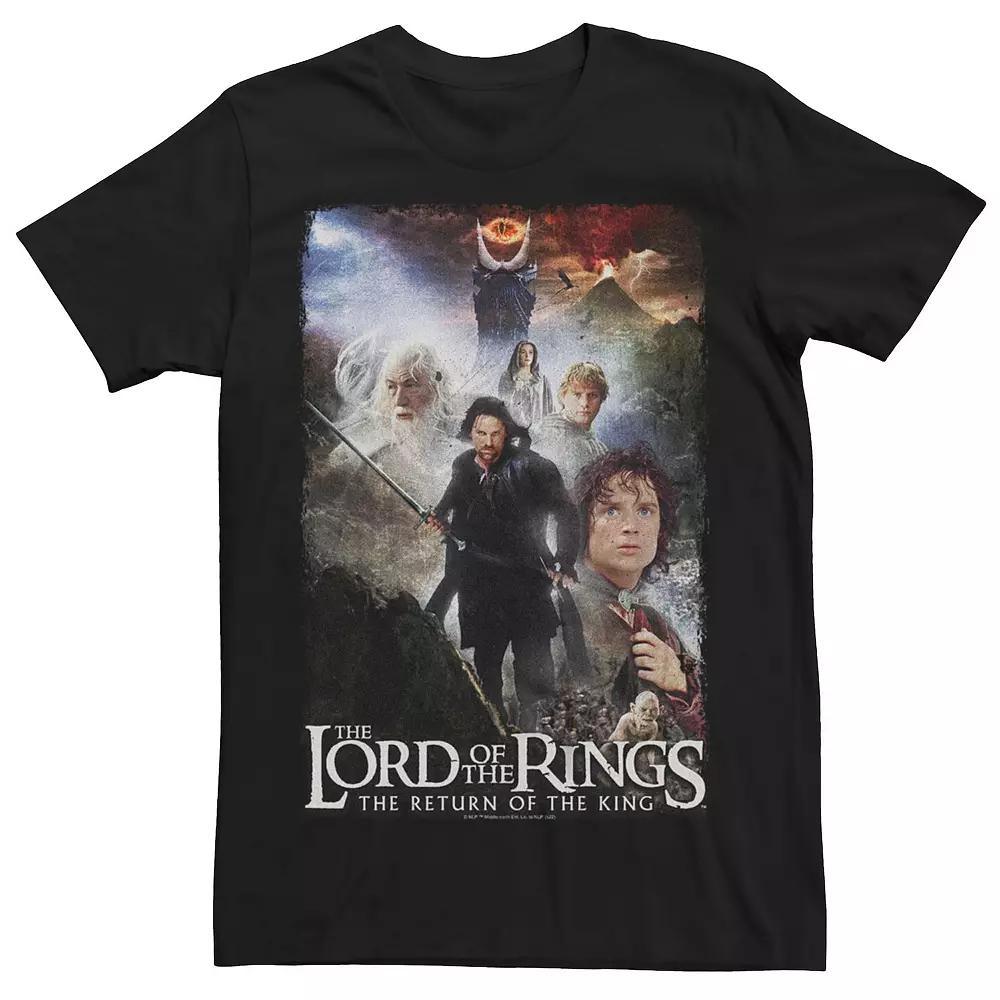 Men's The Lord Of The Rings The Return Of The King Poster Graphic Tee,  Product Image