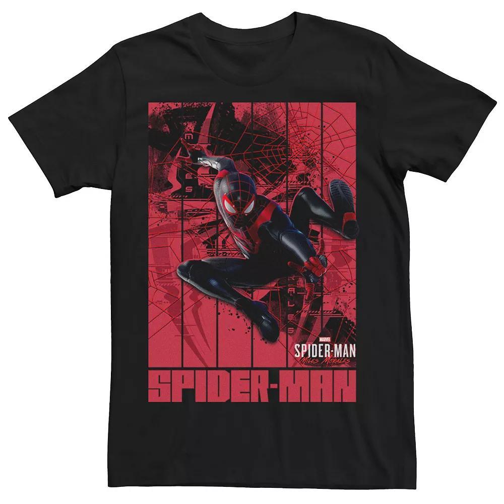 Men's Marvel Spider-Man Miles Morales Painted Poster Tee,  Product Image