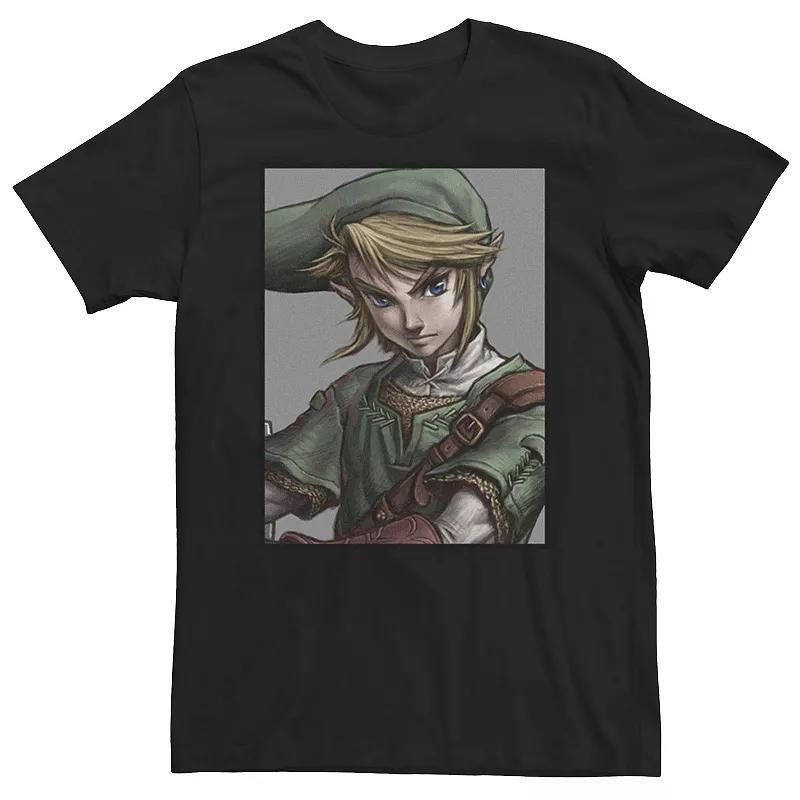 Men's Legend of Zelda Link Twilight Face Portrait Tee,  Product Image