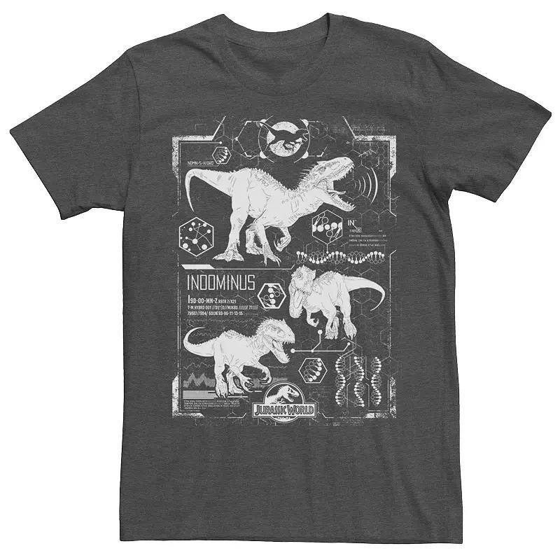 Mens Jurassic World Indominus Rex Schematic Tee, Men's,  Product Image
